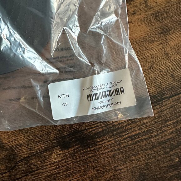 NEW Kith Osaka Bay Low Pinch Crown Cap in Black - SOLD OUT - Picture 3 of 11